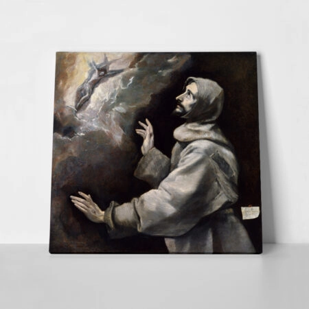 Πίνακας σε καμβά EL GRECO - SAINT FRANCIS RECEIVING THE STIGMATA