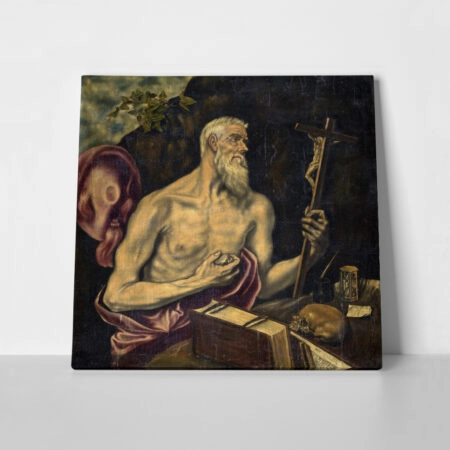Πίνακας σε καμβά EL GRECO - SAINT JEROME IN PENITENCE