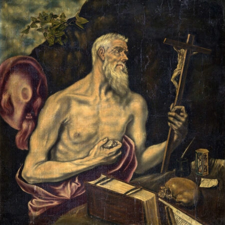 Πίνακας σε καμβά EL GRECO - SAINT JEROME IN PENITENCE - El Greco Sticky 5