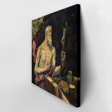 Πίνακας σε καμβά EL GRECO - SAINT JEROME IN PENITENCE - El Greco Sticky 2