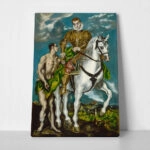 Πινακας σε καμβά EL GRECO - SAINT MARTIN AND THE BEGGAR