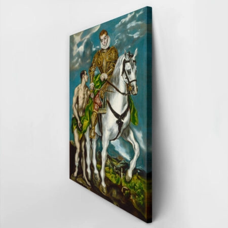 Πινακας σε καμβά EL GRECO - SAINT MARTIN AND THE BEGGAR - El Greco Sticky 2