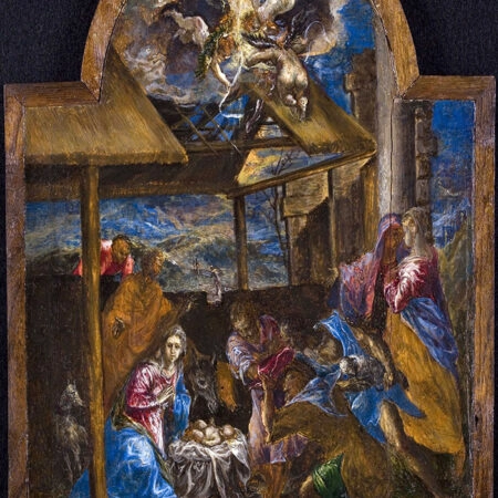 Πινακας σε καμβά EL GRECO - THE ADORATION OF THE SHEPHERDS 1570 - El Greco Sticky 5