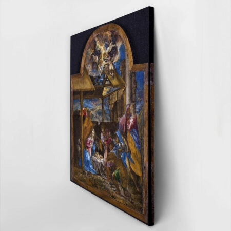 Πινακας σε καμβά EL GRECO - THE ADORATION OF THE SHEPHERDS 1570 - El Greco Sticky 2