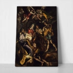 Πινακας σε καμβά EL GRECO - THE ADORATION OF THE SHEPHERDS