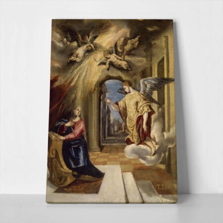 Πινακας σε καμβά EL GRECO - THE ANNUNCIATION 1570