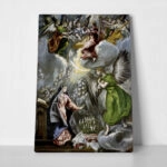 Πινακας σε καμβά EL GRECO - THE ANNUNCIATION 1596