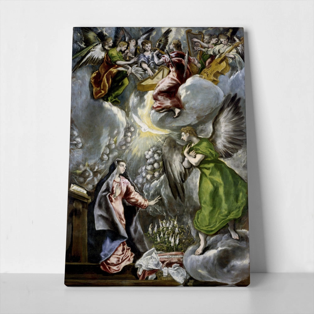 Πινακας σε καμβά EL GRECO - THE ANNUNCIATION 1596