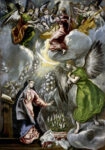 Πινακας σε καμβά EL GRECO - THE ANNUNCIATION 1596