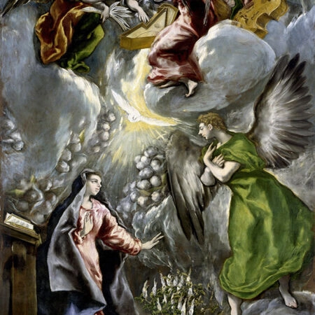 Πινακας σε καμβά EL GRECO - THE ANNUNCIATION 1596 - El Greco Sticky 5