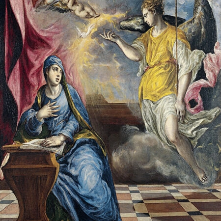 Πινακας σε καμβά EL GRECO - THE ANNUNCIATION - El Greco Sticky 5