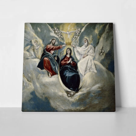 Πίνακας σε καμβά EL GRECO - THE CORONATION OF THE VIRGIN