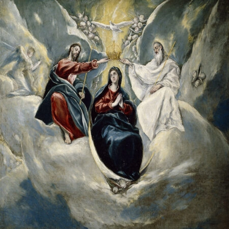 Πίνακας σε καμβά EL GRECO - THE CORONATION OF THE VIRGIN - El Greco Sticky 5