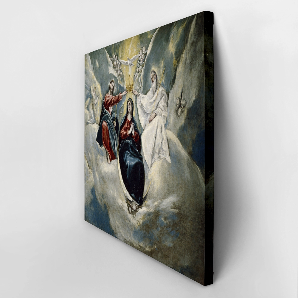 Πίνακας σε καμβά EL GRECO - THE CORONATION OF THE VIRGIN