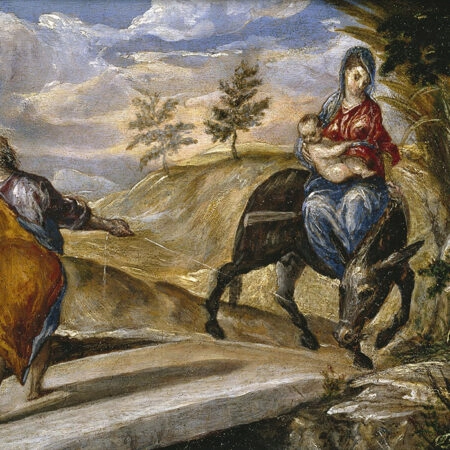 Πινακας σε καμβά EL GRECO - THE FLIGHT INTO EGYPT - El Greco Sticky 5