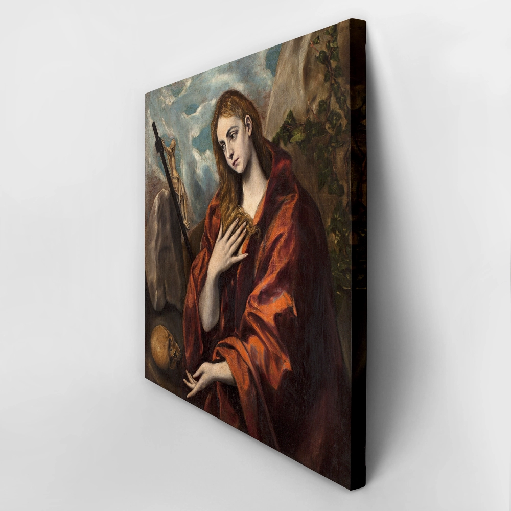 Πίνακας σε καμβά EL GRECO - THE PENINTENT MAGDALENE 1590