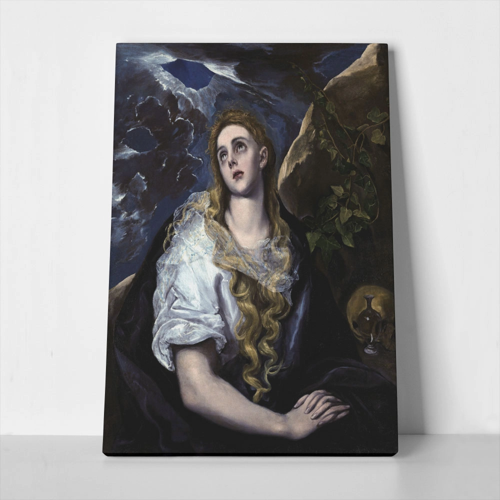 Πινακας σε καμβά EL GRECO - THE PENITENT MAGDALEN