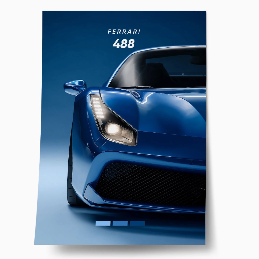 Πόστερ FERRARI 488