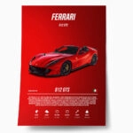Πόστερ FERRARI 812 GTS IMPERIAL