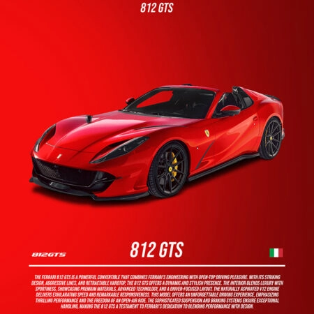 Πόστερ FERRARI 812 GTS IMPERIAL - Οχηματα - Αυτοκίνητα Sticky 2