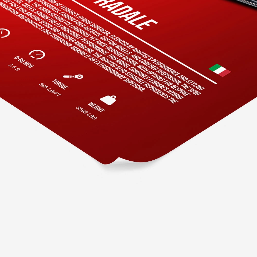 Πόστερ FERRARI SF90 STRADALE IMPERIAL