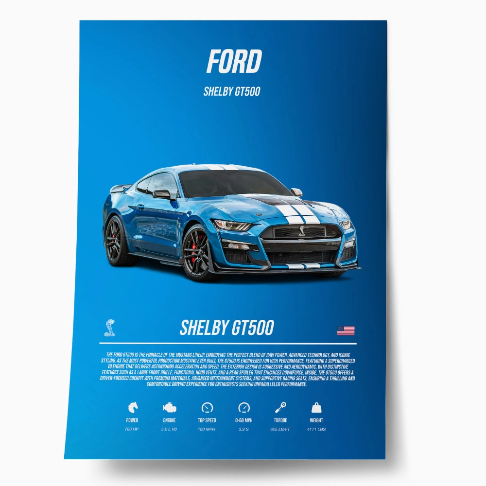 Πόστερ FORD SHELBY GT500