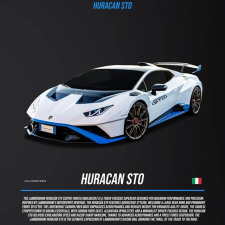 Πόστερ LAMBORGHINI HURRACAN STO IMPERIAL - Οχηματα - Αυτοκίνητα Sticky 2