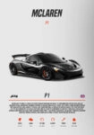 Πόστερ MCLAREN P1 IMPERIAL