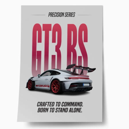 Πόστερ MINIMAL PORSCHE BACKSIDE