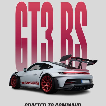 Πόστερ MINIMAL PORSCHE BACKSIDE - Οχηματα - Αυτοκίνητα Sticky 2