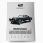 Πόστερ MUSTANG FASTBACK