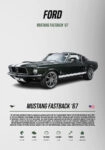 Πόστερ MUSTANG FASTBACK