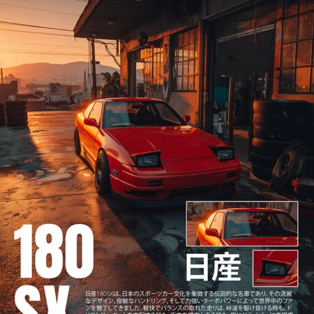 Πόστερ NISSAN 180SX - Οχηματα - Αυτοκίνητα Sticky 2