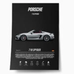 Πόστερ PORSCHE 718 SPYDER IMPERIAL