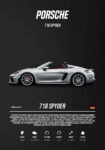 Πόστερ PORSCHE 718 SPYDER IMPERIAL
