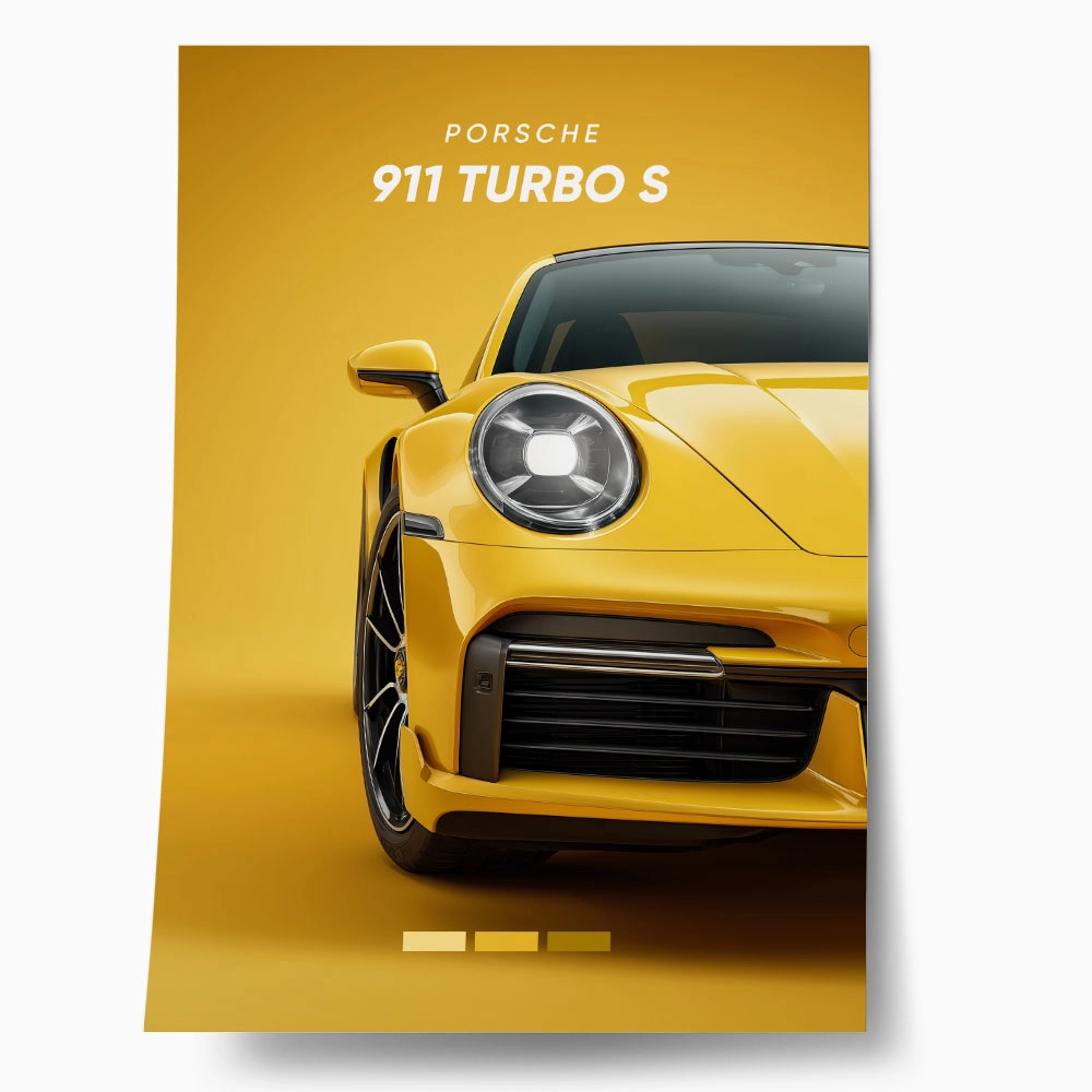 Πόστερ PORSCHE 911 TURBO S