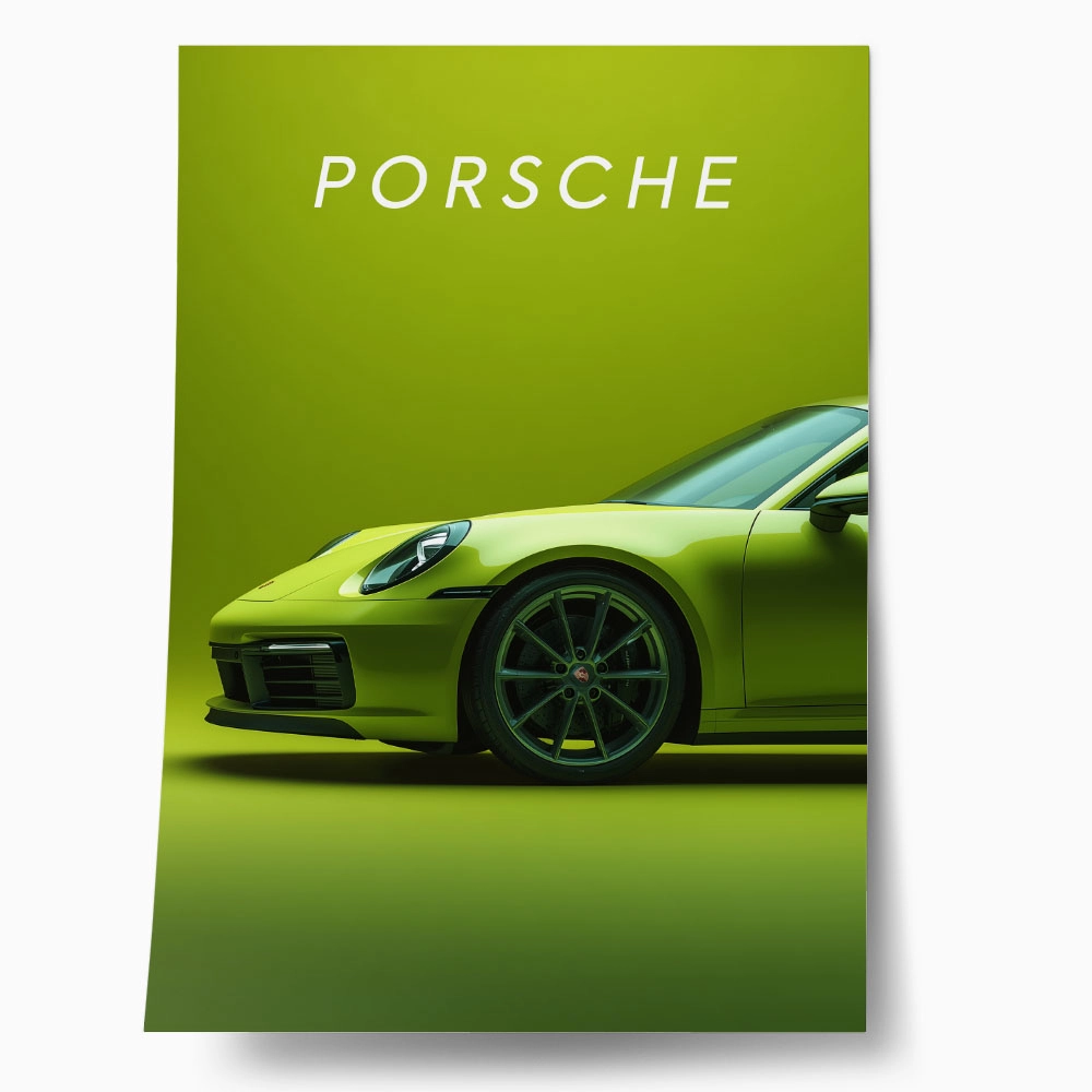 Πόστερ PORSCHE GREEN