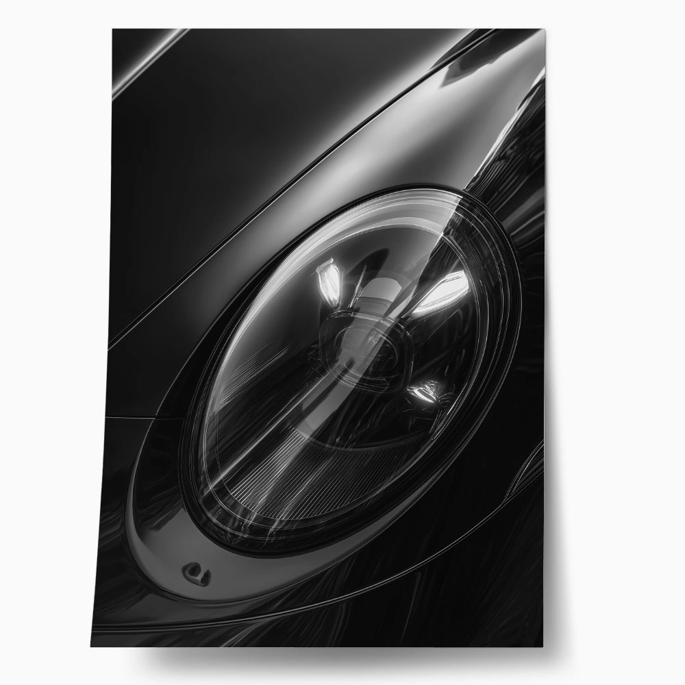 Πόστερ PORSCHE HEADLIGHT