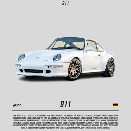 Πόστερ PORSCHE MINIMAL SPECS - Οχηματα - Αυτοκίνητα Sticky 2