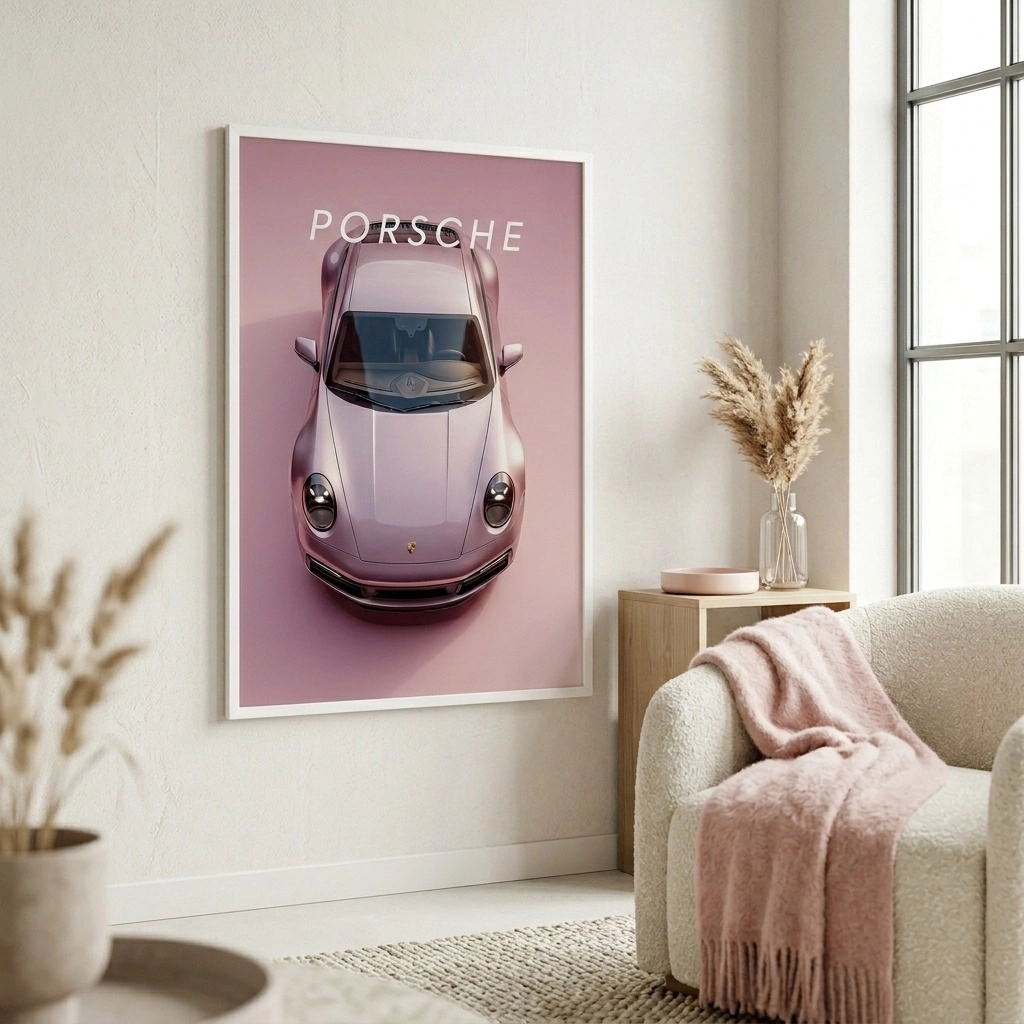 Πόστερ PORSCHE PINK