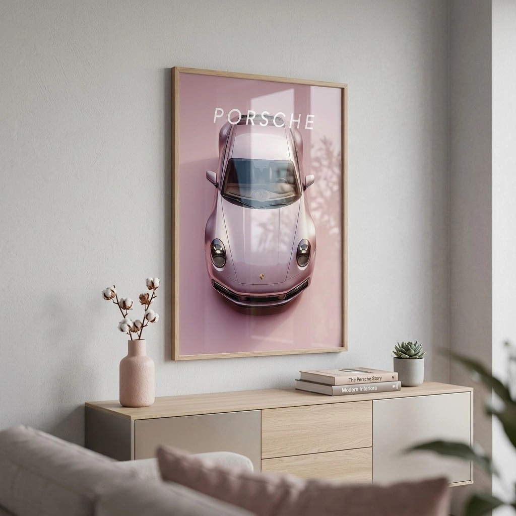 Πόστερ PORSCHE PINK