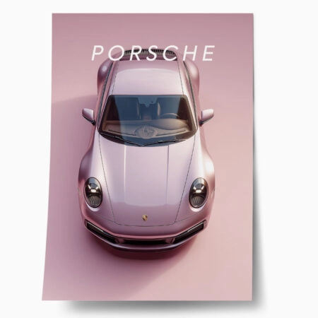 Πόστερ PORSCHE PINK - Οχηματα - Αυτοκίνητα Sticky 1