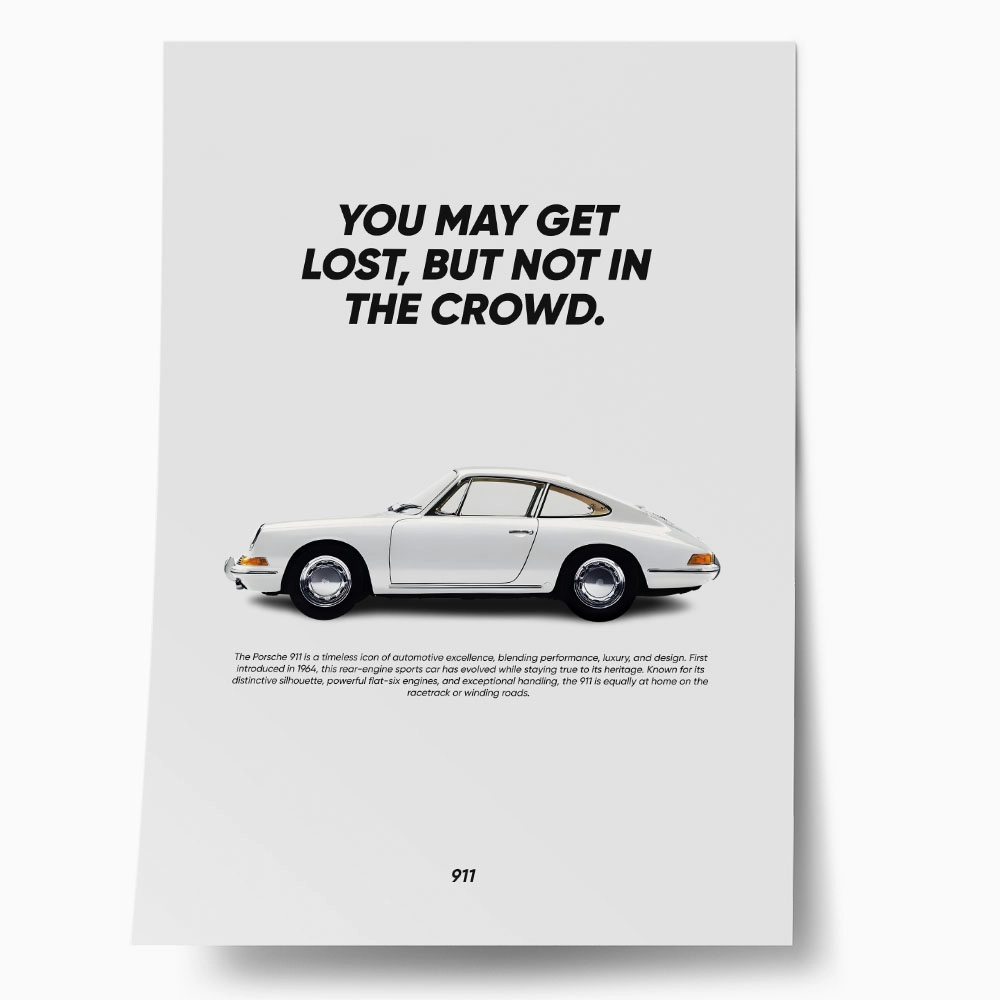 Πόστερ PORSCHE QUOTE