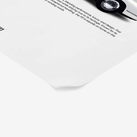Πόστερ PORSCHE QUOTE - Οχηματα - Αυτοκίνητα Sticky 1