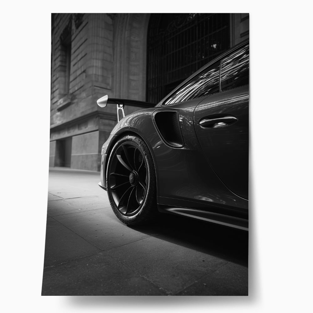 Πόστερ PORSCHE REAR VIEW