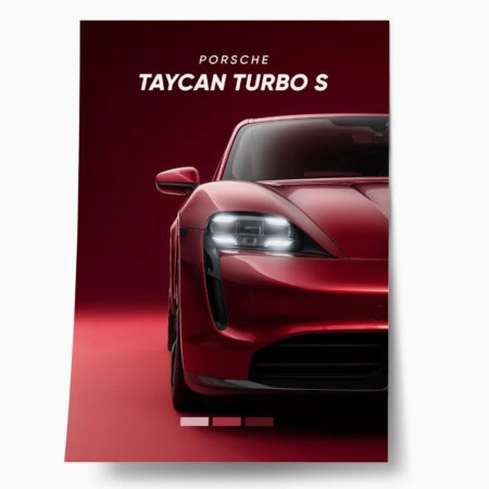 Πόστερ PORSCHE TAYCAN TURBO S - Οχηματα - Αυτοκίνητα