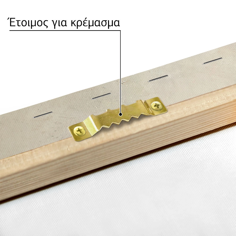 Πινακας σε καμβά ΓΕΩΡΓΙΟΣ ΙΑΚΩΒΙΔΗΣ - Η ΑΓΑΠΗΜΕΝΗ ΤΗΣ ΓΙΑΓΙΑΣ