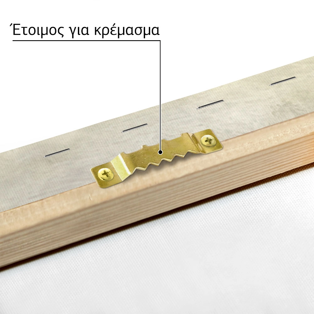 Πίνακας σε καμβά ΓΕΩΡΓΙΟΣ ΙΑΚΩΒΙΔΗΣ - ΣΤΟ ΑΤΕΛΙΕ ΤΟΥ ΠΑΤΕΡΑ