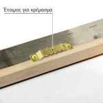 Πινακας σε καμβά ΓΕΩΡΓΙΟΣ ΙΑΚΩΒΙΔΗΣ - ΤΑ ΠΡΩΤΑ ΒΗΜΑΤΑ ΓΙΑΓΙΑ