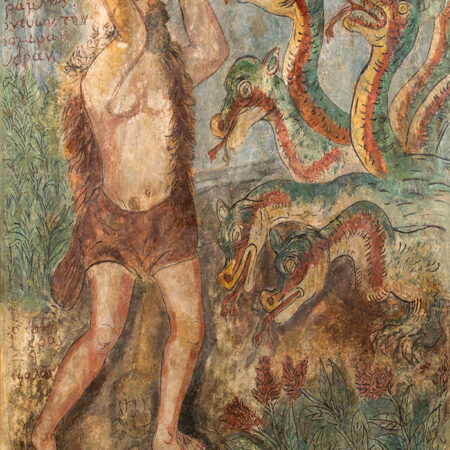 Πινακας σε καμβά ΘΕΟΦΙΛΟΣ ΧΑΤΖΗΜΙΧΑΗΛ - ΗΡΑΚΛΗΣ ΚΑΙ ΛΕΡΝΑΙΑ ΥΔΡΑ - Θεόφιλος Χατζημιχαήλ Sticky 5